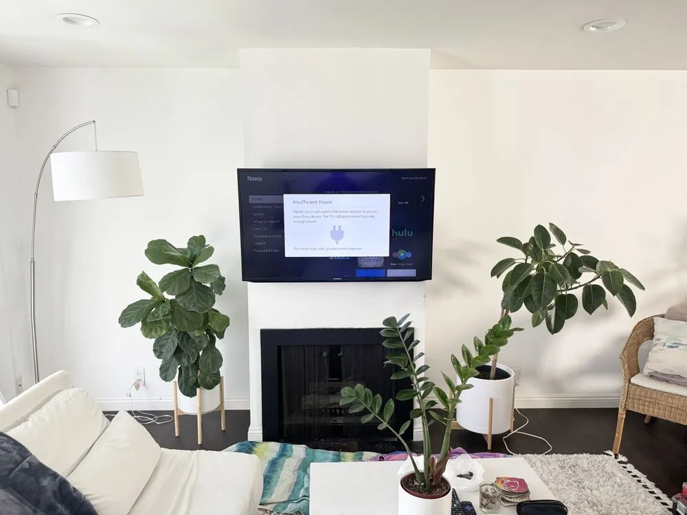 Professional TV mounting in Los Angeles with secure wall installation