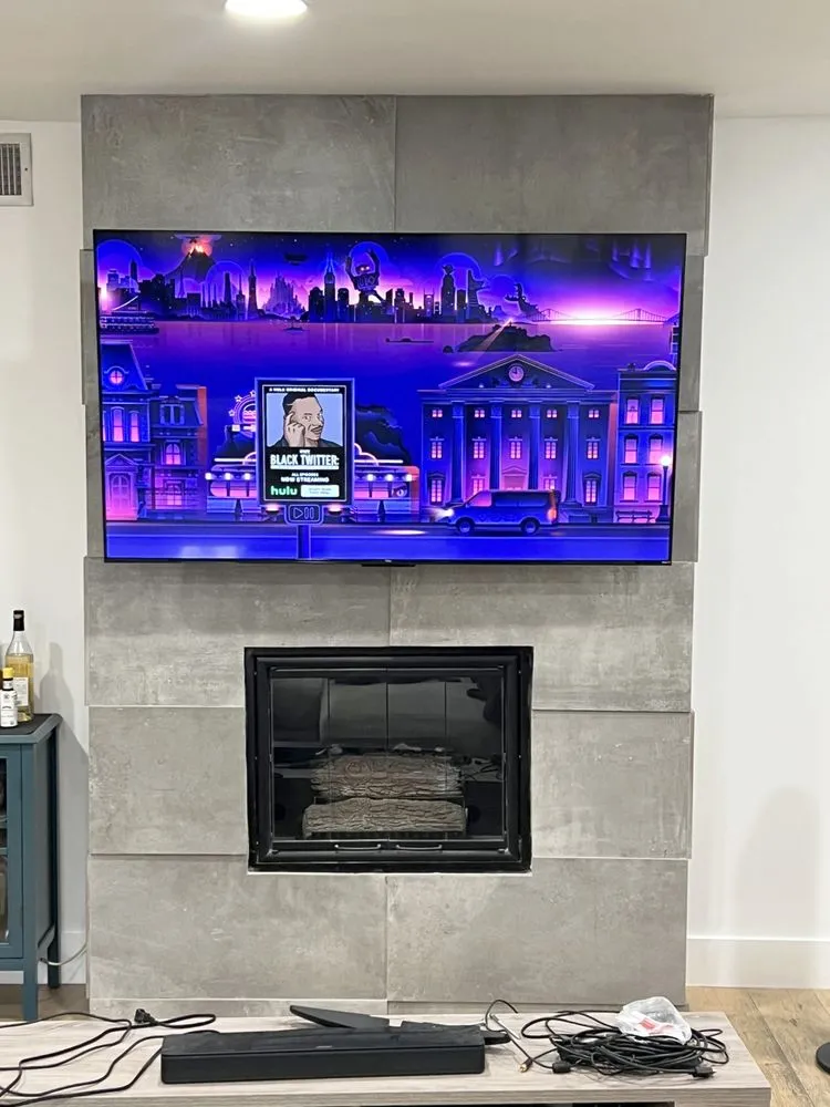 UCLA TV mounting installation 3 - professional wall mounting service