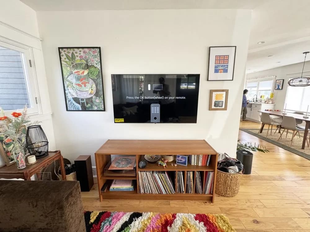 UCLA TV mounting installation 5 - professional wall mounting service