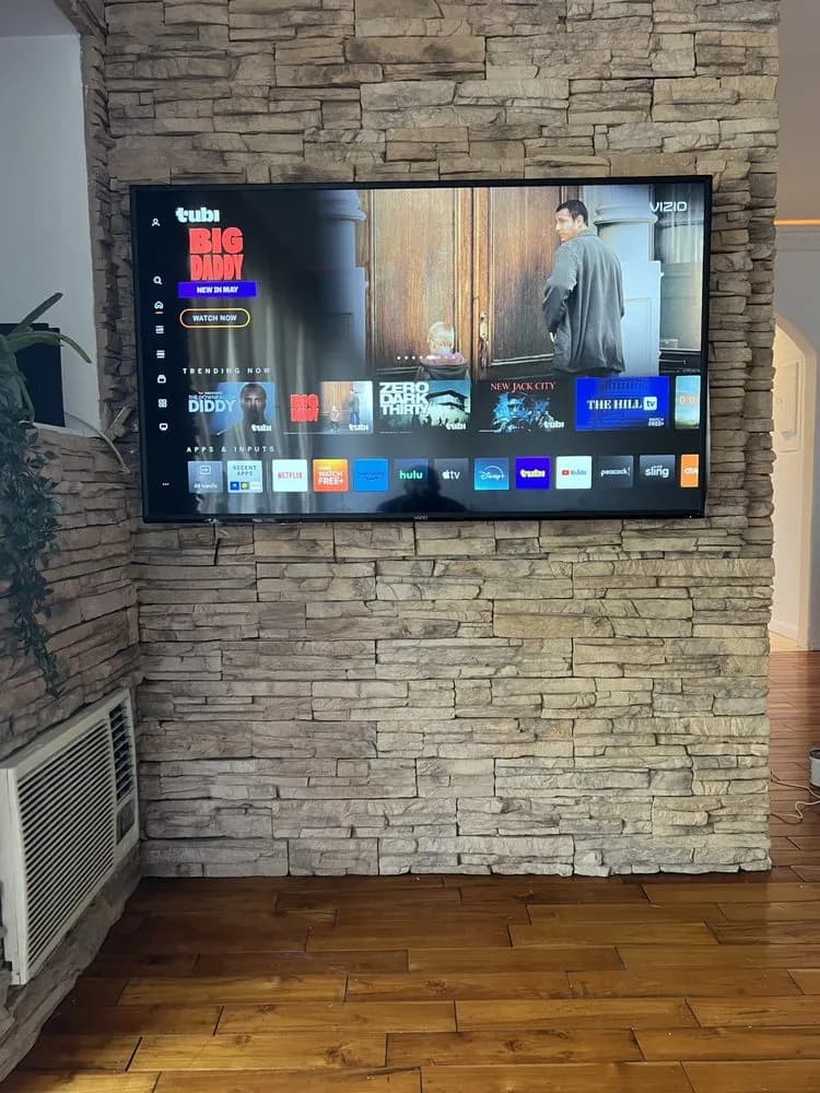 USC TV mounting installation 4 - professional wall mounting service