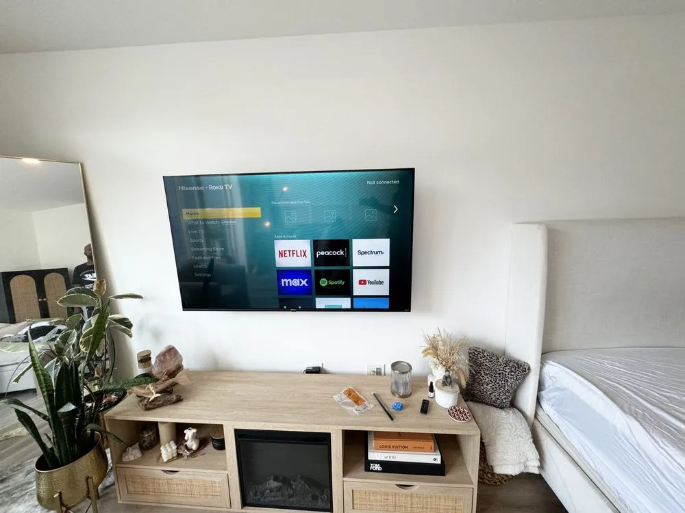 Silver Lake TV mounting installation 2 - professional wall mounting service
